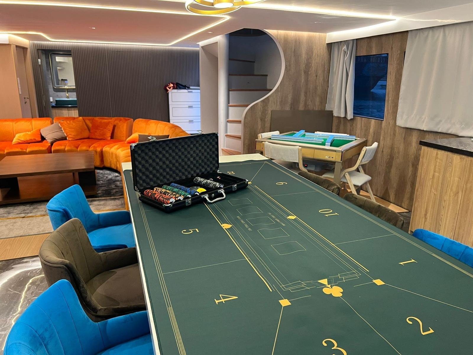 AY10 [Summer Featured] 6-hour Atia luxury 70-foot houseboat party (optional 2-hour Victoria Harbor tour) 4